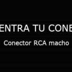 Conector RCA macho